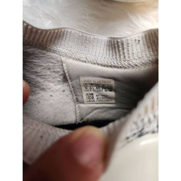 Adidas Womens Ultimafusion Cloudfoam Running Shoes Gray F34592 Marled Slip On 8M - Picture 9 of 9